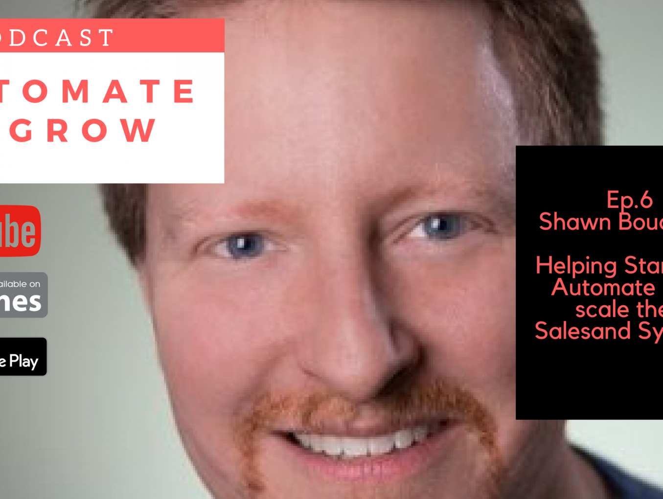 Episode 6 Shawn Bouchard Growing your sales using systems and technology